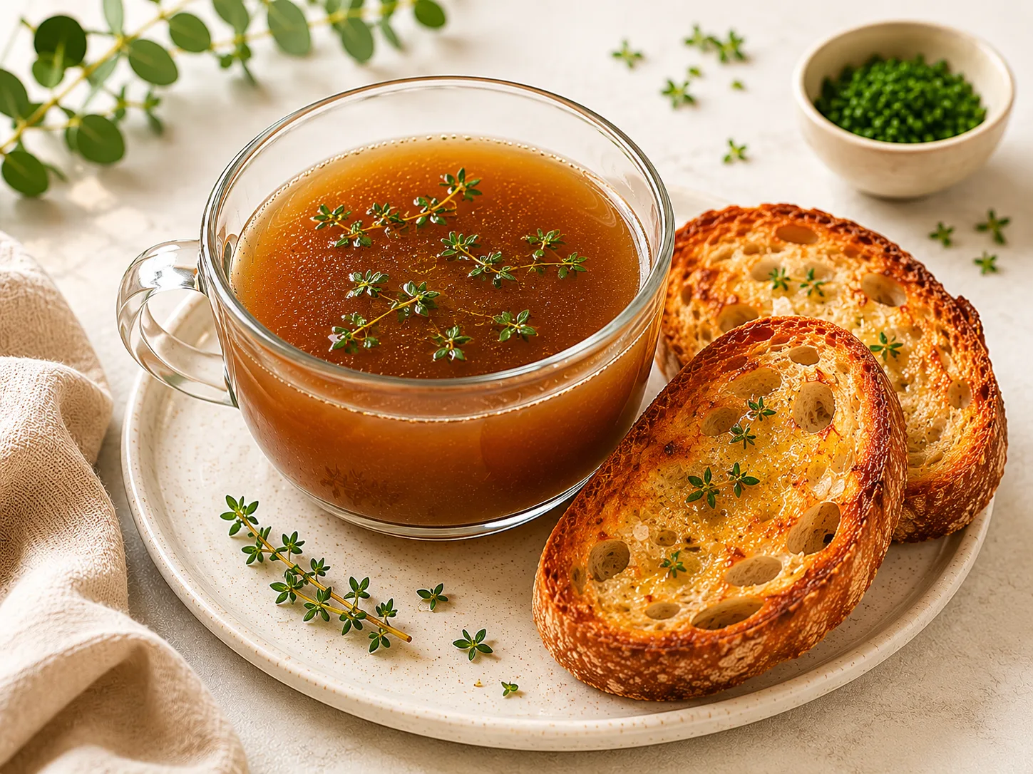 Caldo de ossos caseiro