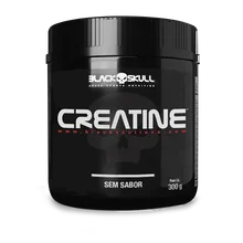 Embalagem de Black Skull Creatine 300 g, sem sabor